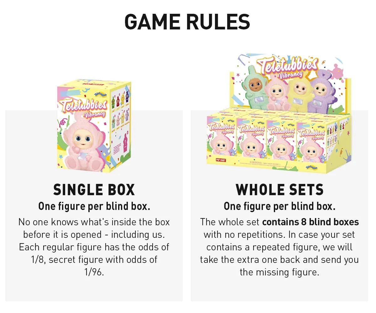 Teletubbies Vibrancy Series Figures