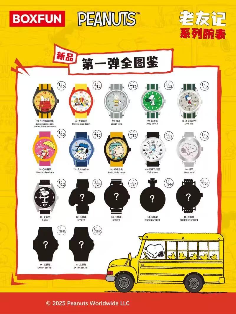 Snoopy&Friend Series Wristwatch Blind Box