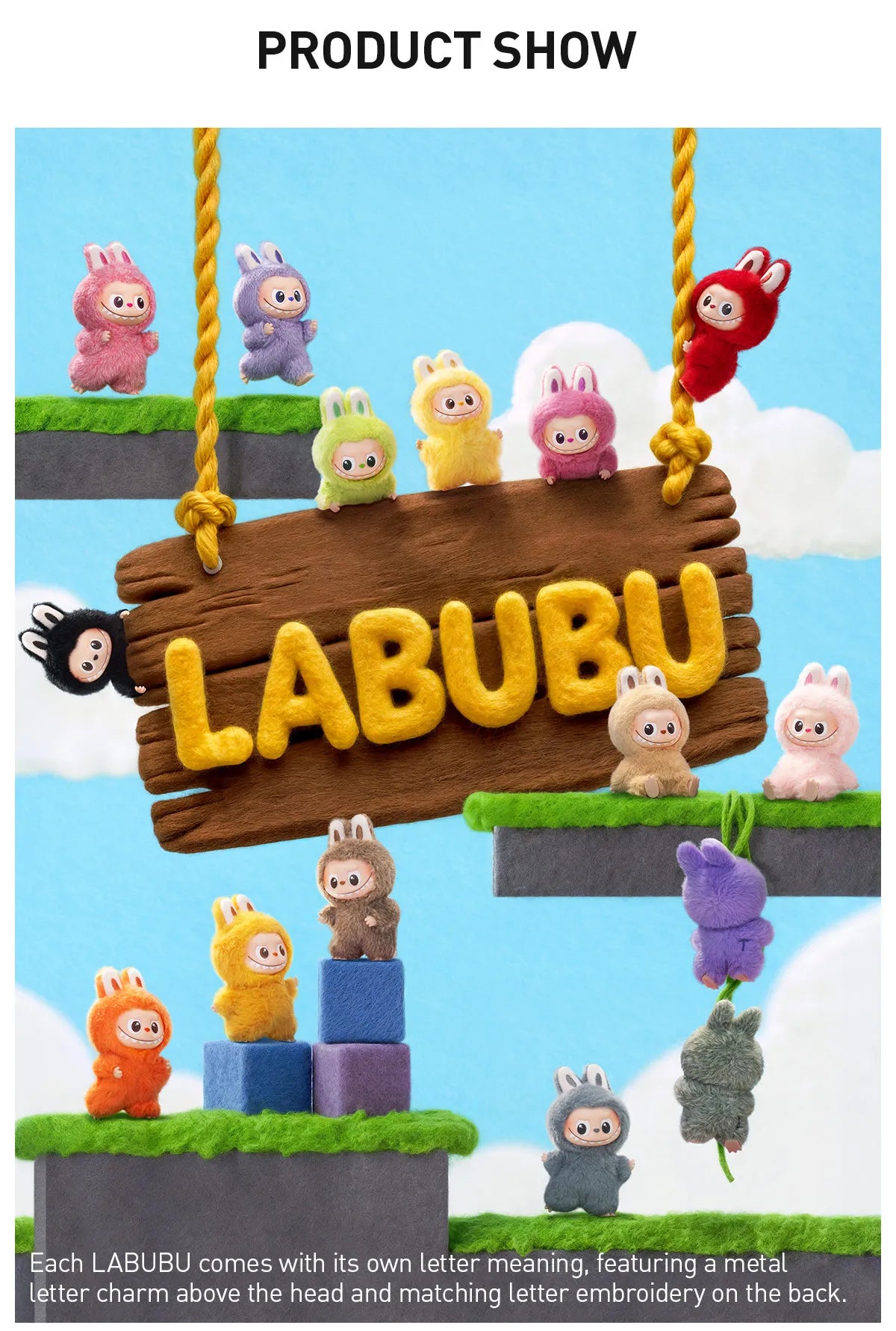 (A-M)Pin for Love Series-Vinyl Plush Pendant Blind Box