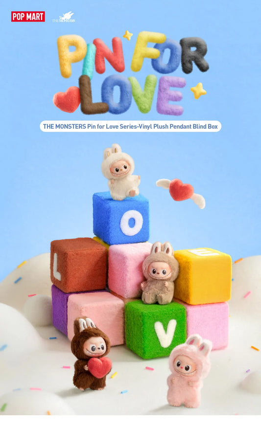 (A-M)Pin for Love Series-Vinyl Plush Pendant Blind Box