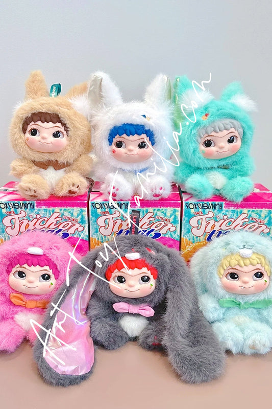Wakuku Fox & Bunny Trick Or Treat Series Plush Doll